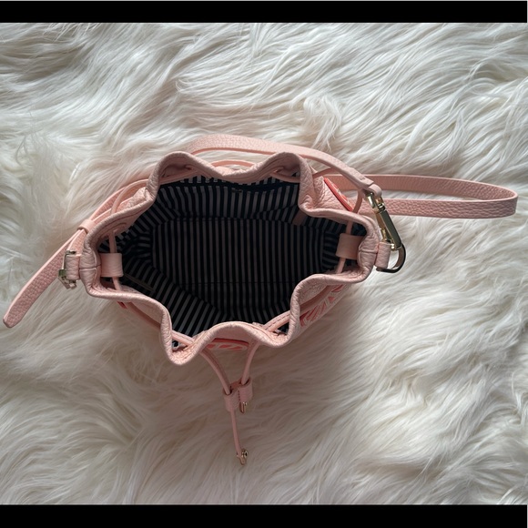 Kate Spade Flights of Fancy Grapefruit Mini Bucket Bag Crossbody - Picture 9 of 16